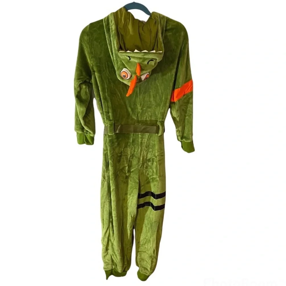 FortNite Rex Dinosaur Halloween Pajama Costume Kids Size L/XL Good Condition